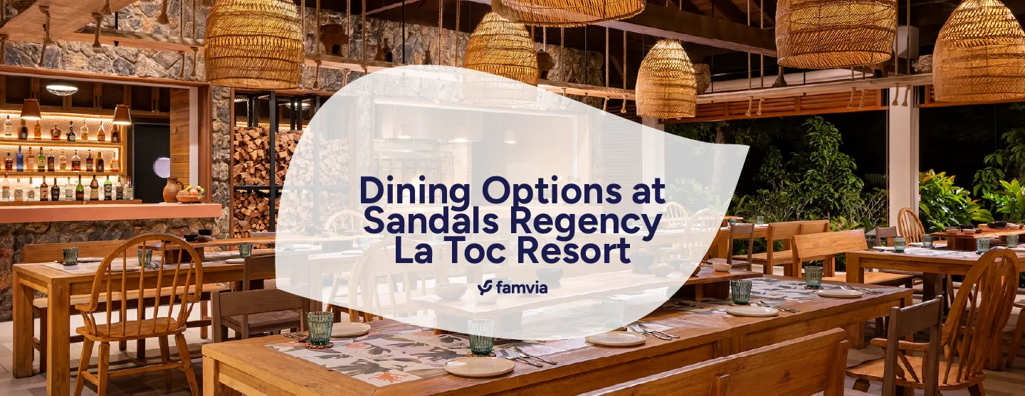 Dining Options at Sandals Regency La Toc Resort