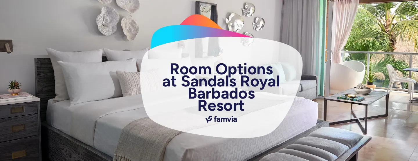 Room Options at Sandals Royal Barbados Resort