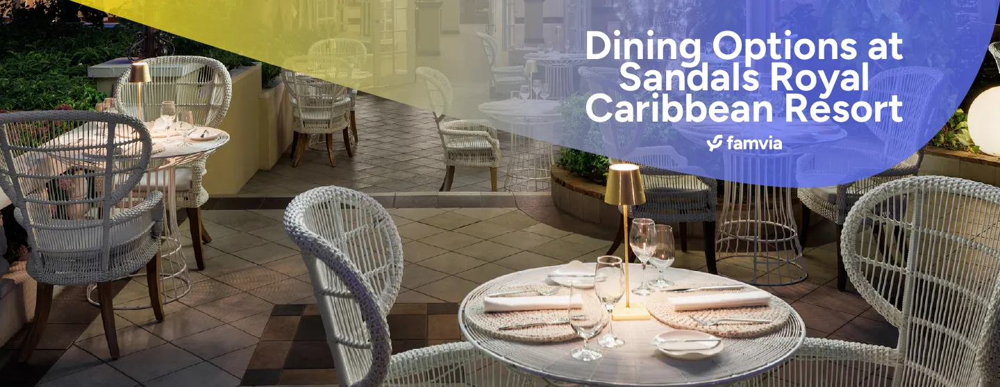 Dining Options at Sandals Royal Caribbean Resort