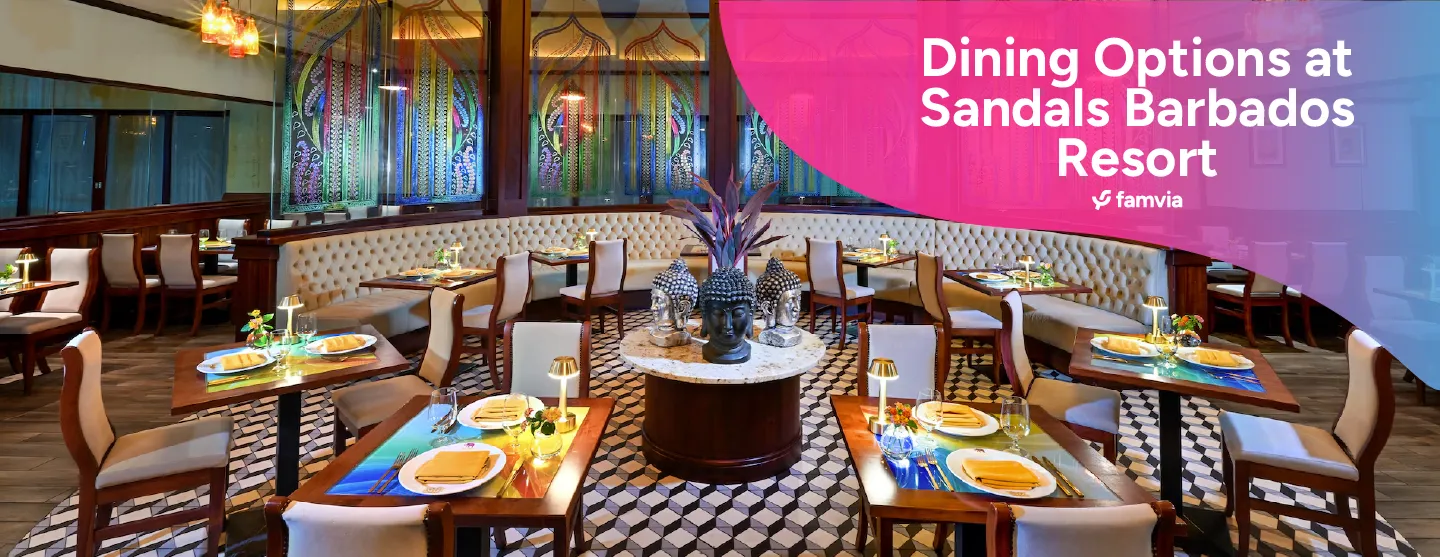 Dining Options at Sandals Barbados Resort
