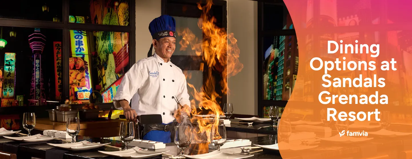 Dining Options at Sandals Grenada Resort