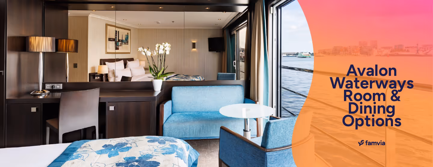 Avalon Waterways Room & Dining Options