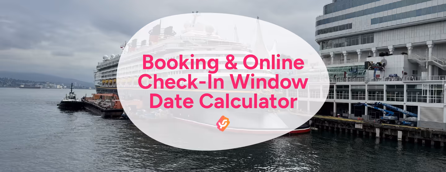 Booking & Online Check-In Window Date Calculator