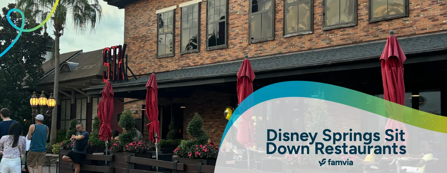 Disney Springs Sit Down Restaurants