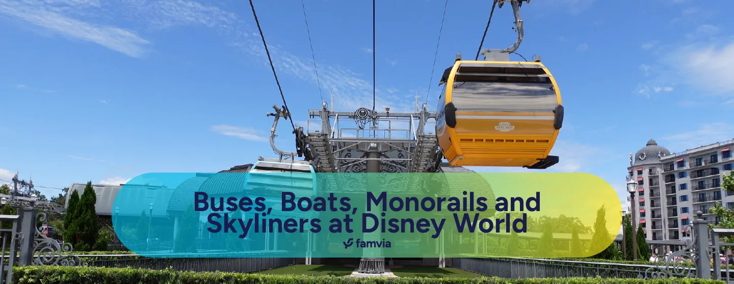 Buses, Boats, Monorails and Skyliners at Disney World