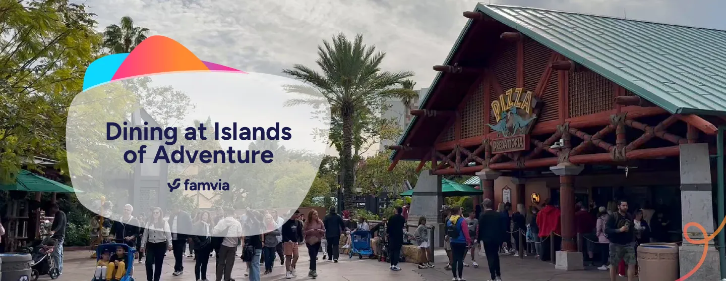 Dining at Islands of Adventure