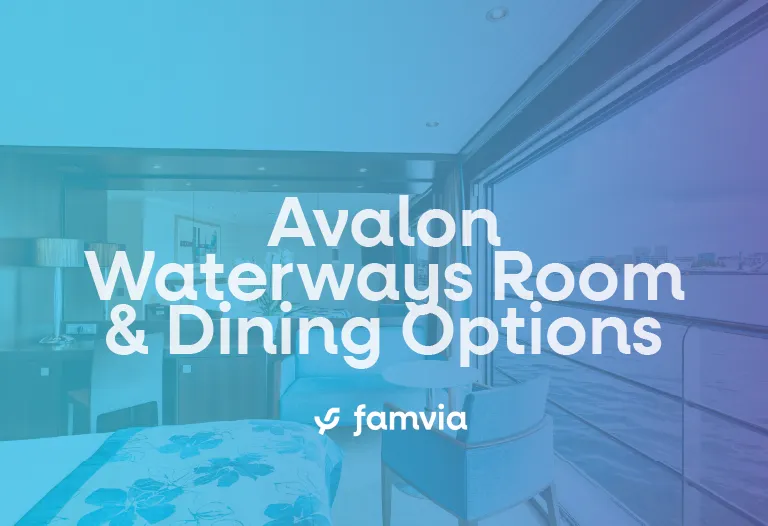 Avalon Waterways Room & Dining Options