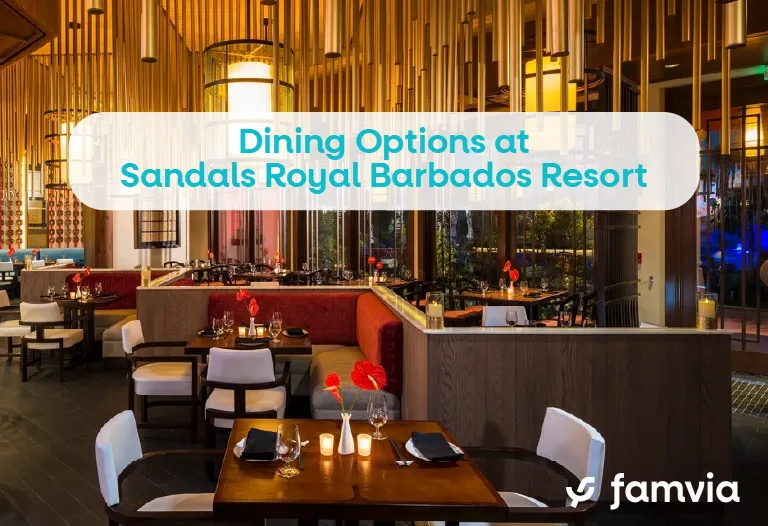Dining Options at Sandals Royal Barbados Resort
